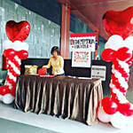 Multicolour Balloon Pillars