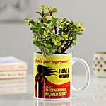 Jade plant in specail womens day Mug