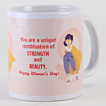 Strength Beauty Women Day Cushion N Mug