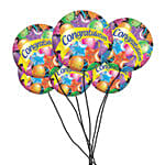 Bouquet of 6 Pcs Congratulations Balloon