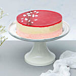 Fresh Raspberry Lychee Rose Cake With Tesco Rosso Wine