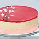 Fresh Raspberry Lychee Rose Cake With Tesco Rosso Wine