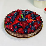 Berries Tart cake with Personalised Mug