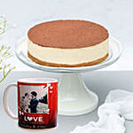Irresistible Tiramisu Cake with Personalised Mug
