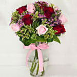 Lovely Wish Bouquet With Tesco Rosso Wine