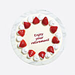 Fresh Strawberry Cake For Retirement