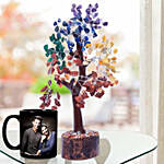 Personalised Couple Mug With 5 Chakra Wish Tree