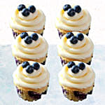 Blueberry Yoghurt Cupcakes- 12 Pcs