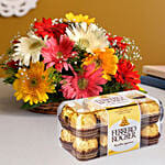 Petite Floral Brilliance with Ferrero Rocher