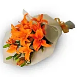 Bouquet of 6 Asiatic Lilies