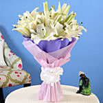 Lovely White Oriental Lilies Bouquet