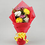 Mixed Bright Chrysanthemum Bouquet