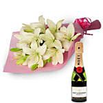 My Angel with Moet Champagne 200ml