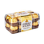 Serene White Oriental Lilies Bouquet with Ferrero Rocher