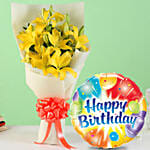 Sunshine with Birthday Balloon