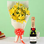 Sunshine with Moet Champagne 200ml