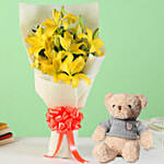 Sunshine with Teddy Bear