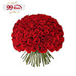 Vibrant Red Roses Bouquet