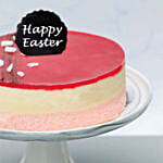 Fresh Raspberry Lychee Rose Cake for Easter