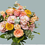 Vibrant Mixed Flowers Bridal Bouquet