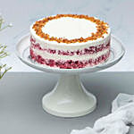 Classic Red Velvet Peanut Butter Cake with Personalised Cushion