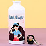 Printed Girl Power Water Bottle