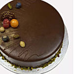Chocolate Cake With Happy Birthday Chocolate 9pcs