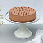 Chocolate Truffle Cake With Dracaena Plant