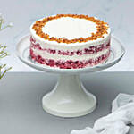 Classic Red Velvet Peanut Butter Cake With Happy Birthday Chocolate 9Pcs