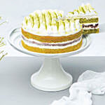 Infused Premium Matcha Cake With Ferrero Cake