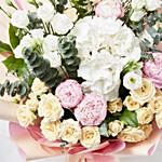 Ravishing Mixed Flowers Wrapped Bouquet