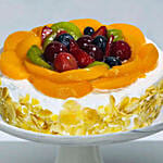 Fruit Cake with Bonsai Plant