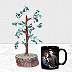 Green Wish Tree with Personalised Couple Mug