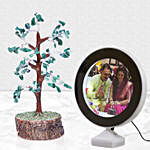 Green Wish Tree with Personalised Led Mirror