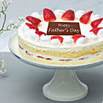 Fresh Strawberry Cake For Fathers Day