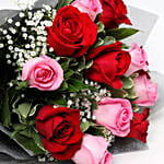 Pink and Red Roses Grand Bouquet