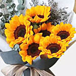 6 Bright Sunflowers Bunch