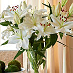 Happiness With Lilies Arrangement