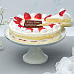 Fresh Strawberry Cake For Retirement