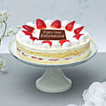 Fresh Strawberry Cake For Retirement