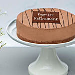 Rich Chocolate Truffle Retirement Cake