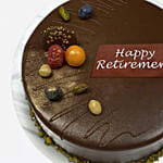 Chocolate Retirement Cake