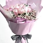 Beautiful Pink Roses Bouquet