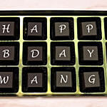 Customized Happy Birthday Chocolate