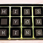 Customized Miss You Chocolate