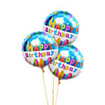 Impressive Orchids Flowers Bouquet With Birthday Balloons