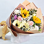 Premium Mixed Flowers Bouquet