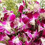 Ten Purple Orchids Bouquet