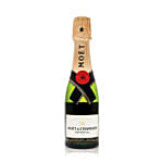 Heavenly Multicoloured Gerberas With Moet Champagne