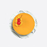Tangy Mango Mousse Cake With Birthday Balloons